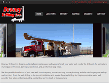 Tablet Screenshot of downeydrilling.com